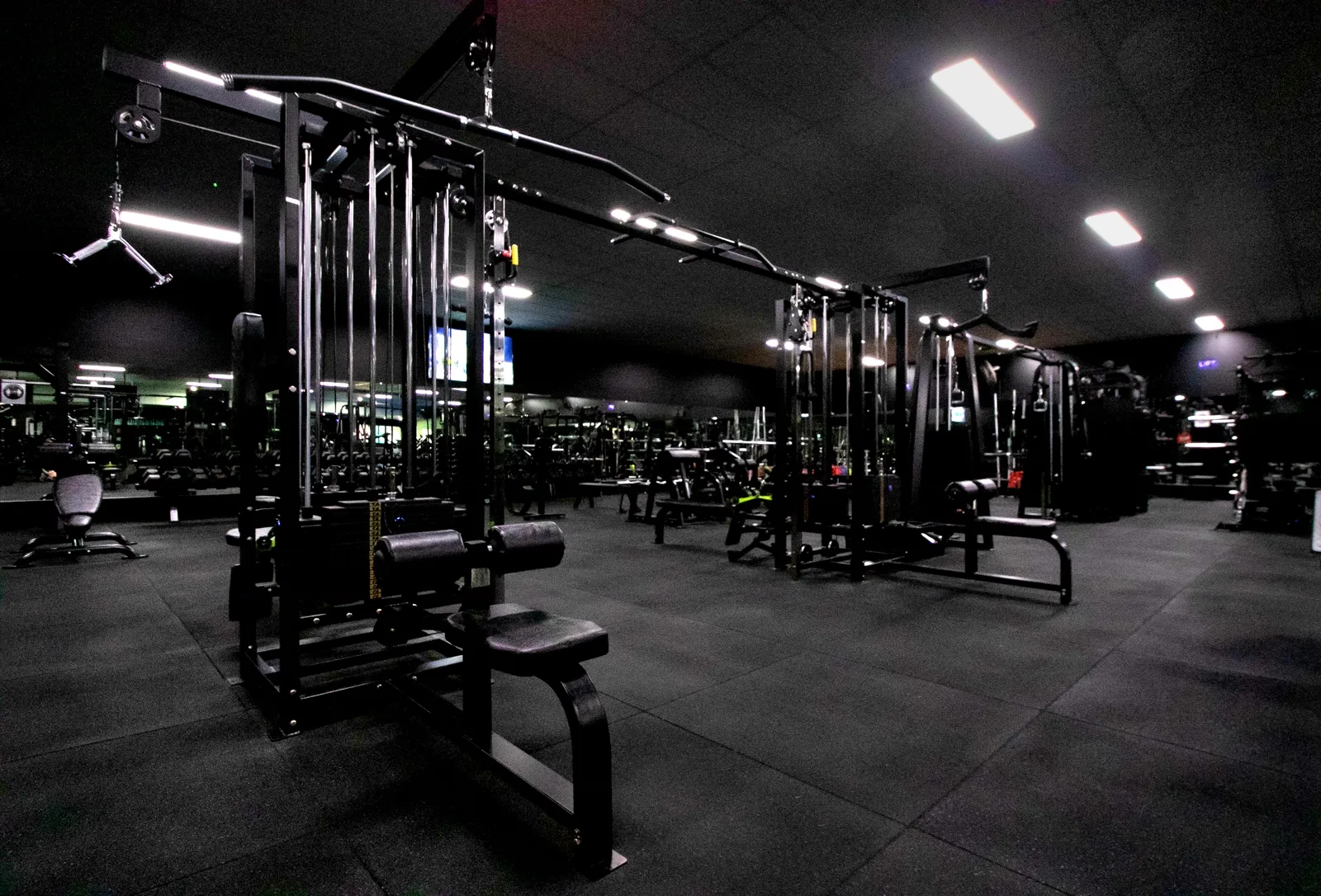 NXT GEN cable stations in daily use on a commercial gym floor
