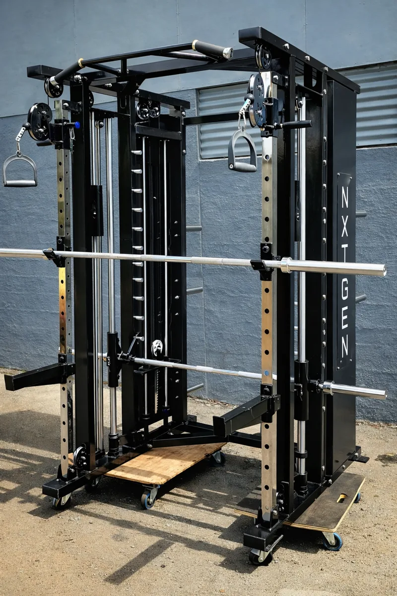 Smith Machine / FTS Dual Pulley / Rack Combo, Smith Machines / Smith Combos, NXT GEN Fitness Equipment