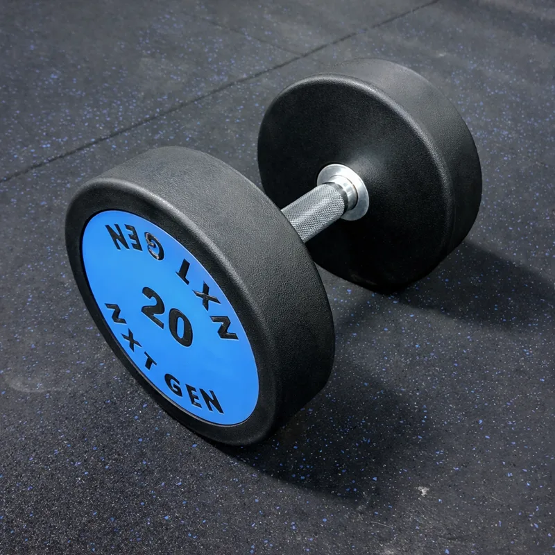 Rubber Dumbbell, Platforms, Free Weights & Bars, NXT GEN Fitness Equipment