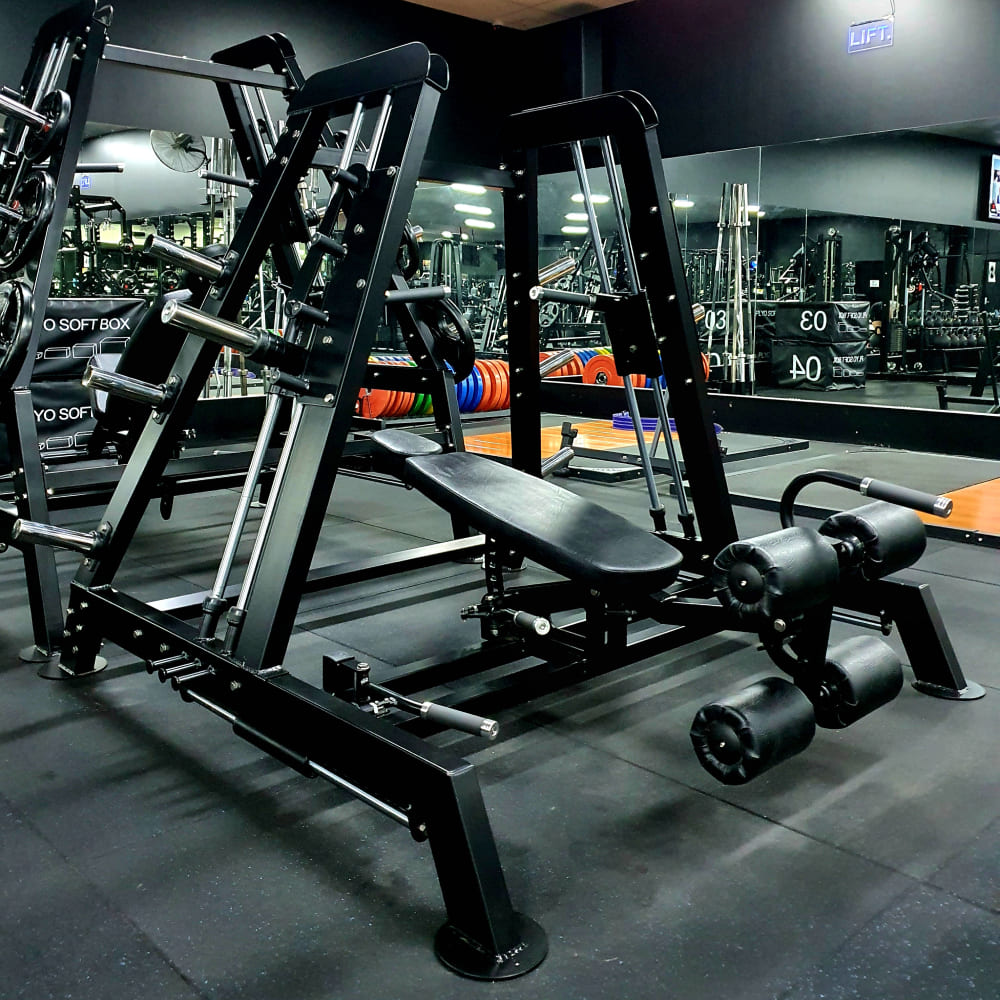 Dual Smith Press Decline - Flat - Low Incline 2 Dual Smith Press Decline - Flat - Low Incline