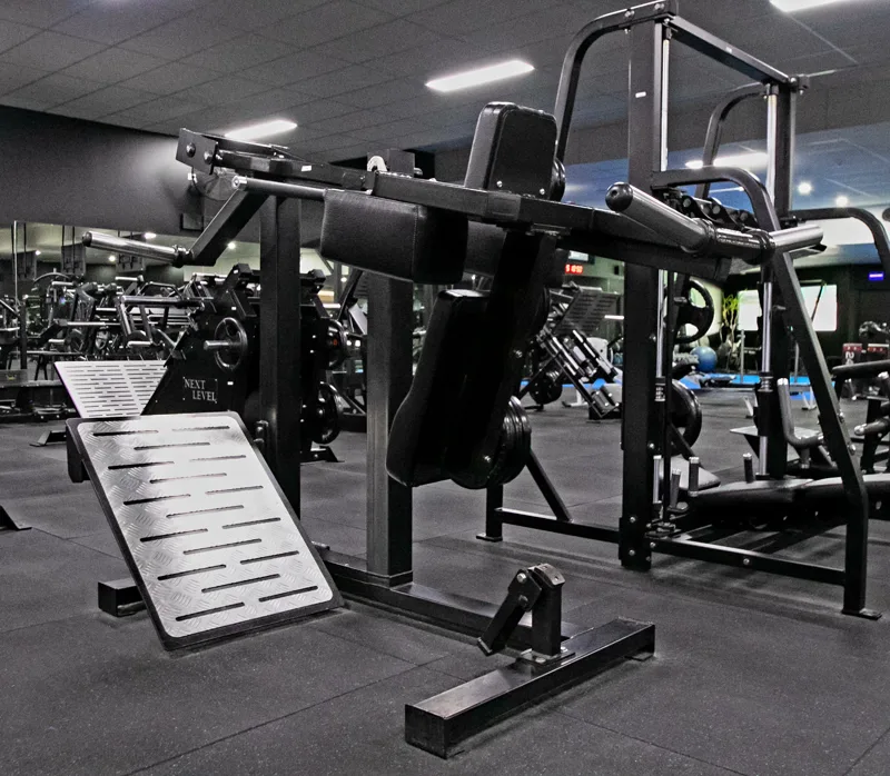 NXT GEN compound range leg press and squat machines